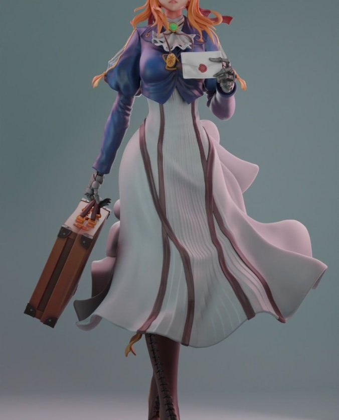 紫罗兰永恒花园 (Violet Evergarden) 3D打印模型图纸